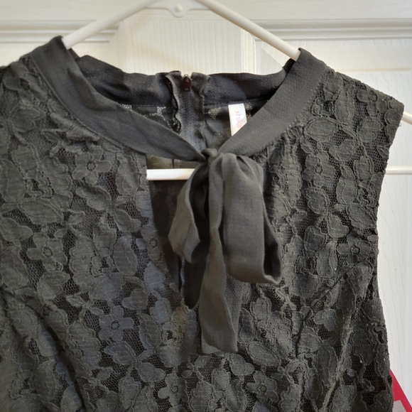 Xhilaration Black Lace Dress- Size Medium - Picture 3 of 8